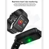 Q8 IP67 vattentät Bluetooth-pulsmätare & pedometer - Smartwatch