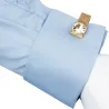 GemelosGuantes de oro de lujo con cristal