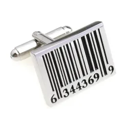 Classic cufflinks vähittäiskaupan barcode