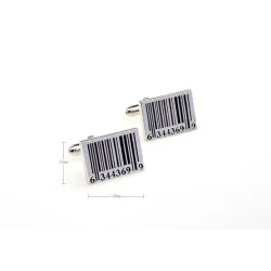 Classic cufflinks with retail barcodeCufflinks