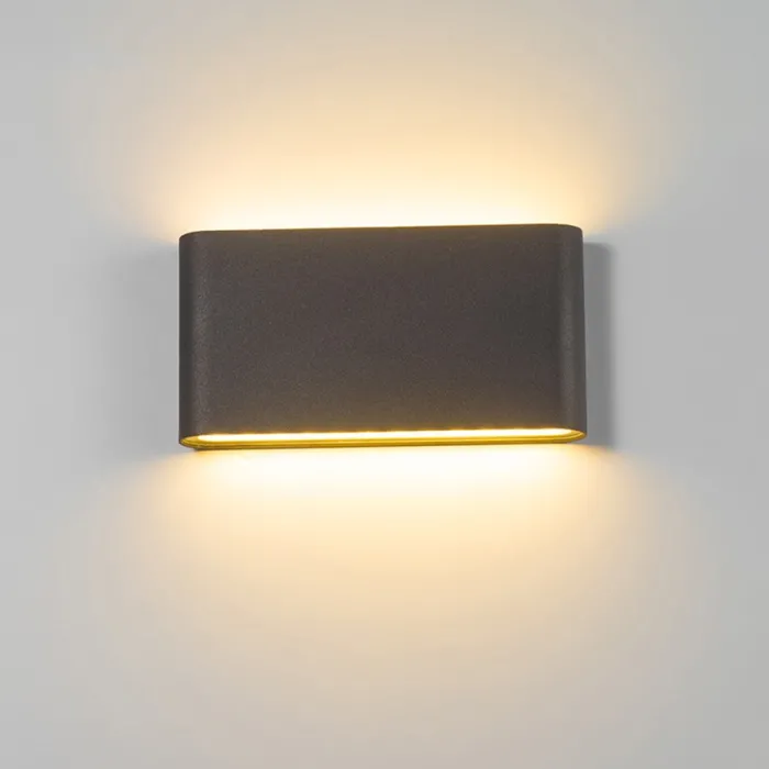 Modern 6W - 12W LED indoor - outdoor wall lamp waterproof IP65