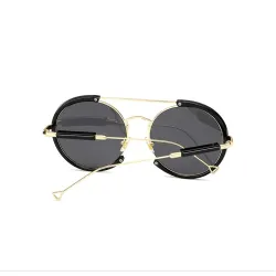 Oval vintage steampunk sunglassesSunglasses