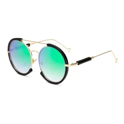 Oval vintage steampunk sunglasses