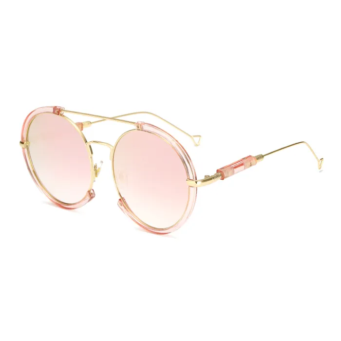 Oval vintage steampunk sunglasses