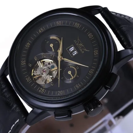 Relojesreloj mecánico de cuero