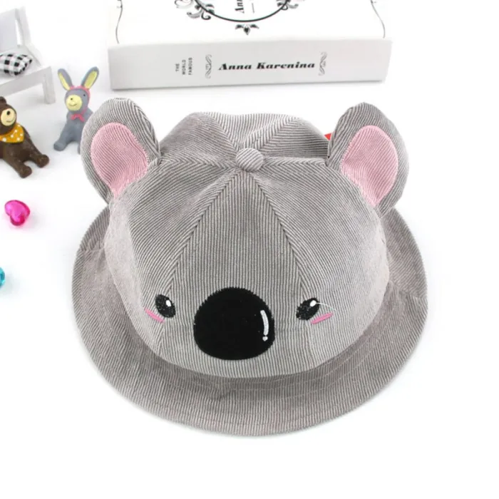 Baby hat with koala face