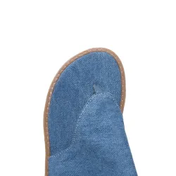 SandaliasDenim cruz encaje - rodilla alta - zapatos gladiadores