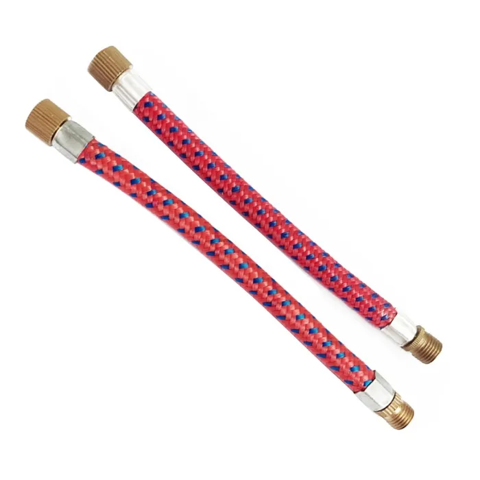 Bicycle pump extension tube - hose adapter