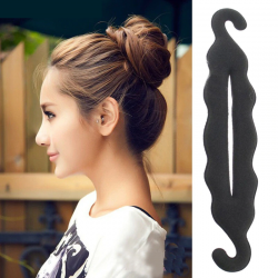 Hair styling twist styling bun hairpins hairdisk meatball head rubber clip