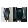 Elegantes Leder Midi Rock