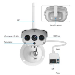 VStarcam C16S 1080p WiFi IP vattentät säkerhetskamera