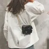 Small elegant bag with bow & chain