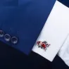 Röda zircons skorpion - Cufflinks