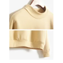 Hoodies & JerséisSudadera de terciopelo cálido con manga larga