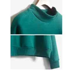 Hoodies & JerséisSudadera de terciopelo cálido con manga larga