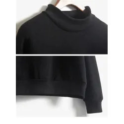 Hoodies & JerséisSudadera de terciopelo cálido con manga larga