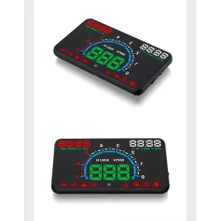 GEYIREN E350 OBD2 II HUD 5,8 tums skärm - överhastighetslarm och bränsleförbrukning - bildisplay