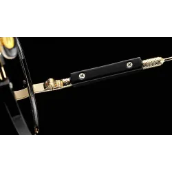 Oval Vintage Steampunk Sonnenbrille