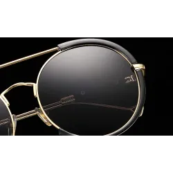 Oval Vintage Steampunk Sonnenbrille