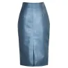 Elegantes Leder Midi Rock