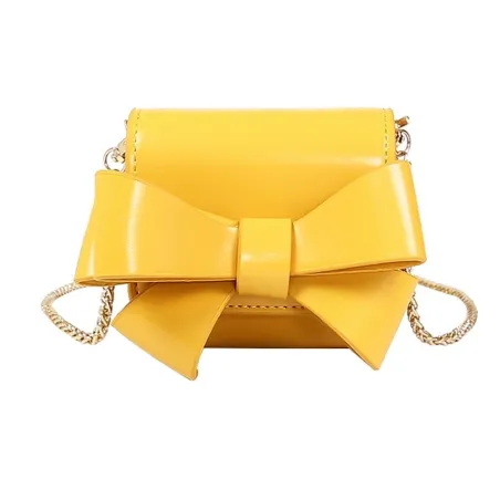 Piccola borsa elegante con prua e catena
