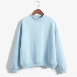 Hoodies & JerséisSudadera de terciopelo cálido con manga larga