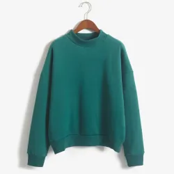 Hoodies & JerséisSudadera de terciopelo cálido con manga larga