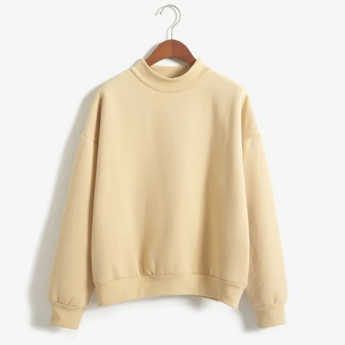 Hoodies & JerséisSudadera de terciopelo cálido con manga larga