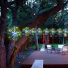 LED dandelion lights - 120 LEDS - solar powered