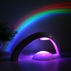 Projetor colorido do arco-íris do diodo emissor de luz - luz da noite