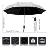 Outdoor & CampingParaguas totalmente automático con impresión floral 3D - protección UV