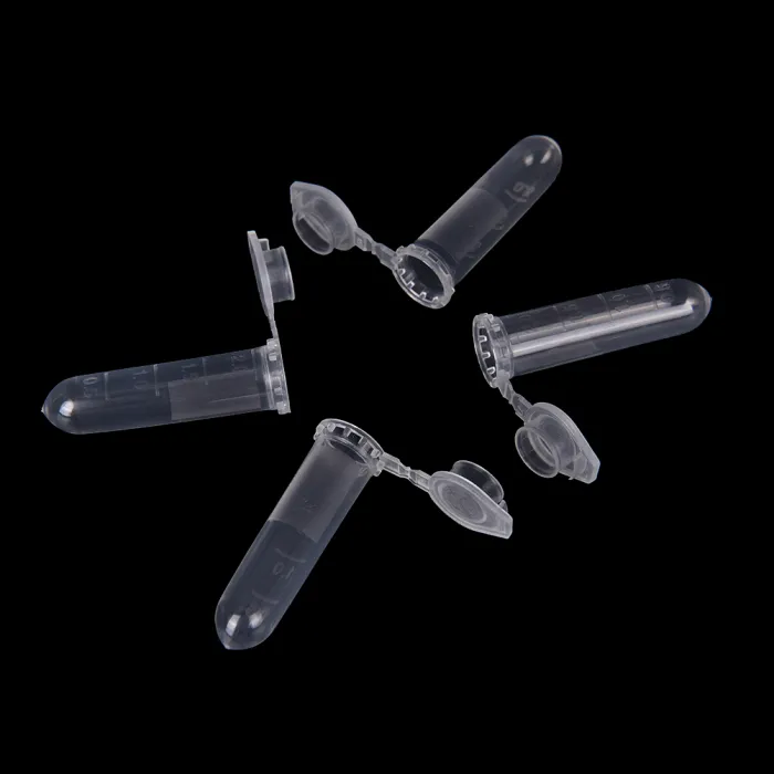 Laboratoriecentrifuge rör med cap 2 ml 100 pcs