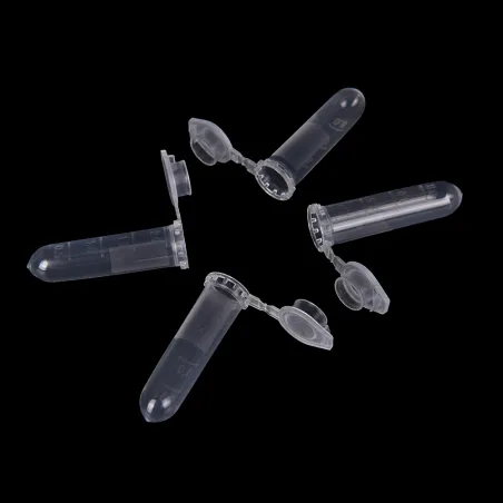 Laboratoriecentrifuge rör med cap 2 ml 100 pcs