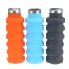Taitettava silikonivesipullo 500 ml