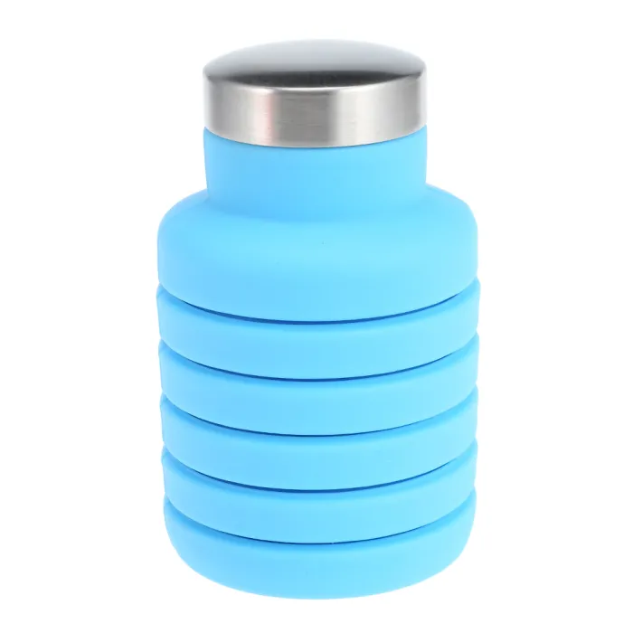Taitettava silikonivesipullo 500 ml