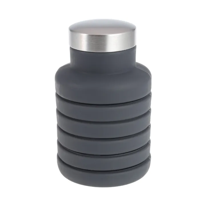 Taitettava silikonivesipullo 500 ml