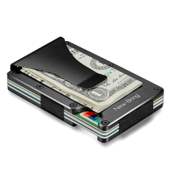 CarterasMini tarjeta de crédito - billetera de metal