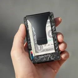 Mini credit card holder - metal wallet
