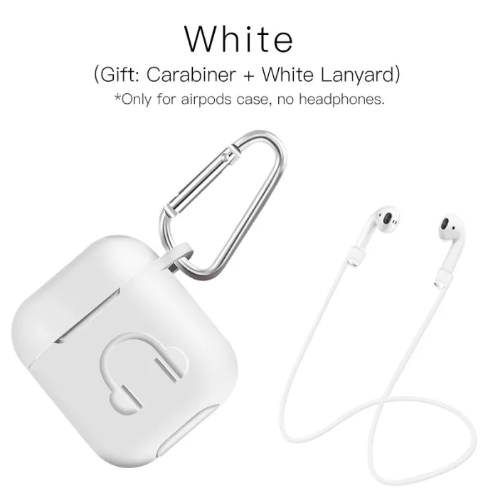AuricularesFunda para auriculares de silicona suave para Apple AirPods con gancho