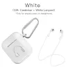 AuricularesFunda para auriculares de silicona suave para Apple AirPods con gancho