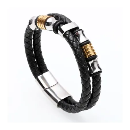 PulserasPulsera multicapa con hebilla magnética