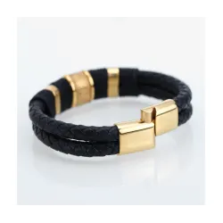 PulserasPulsera multicapa con hebilla magnética