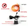 Luz interior do carro - tira conduzida com USB 5 m