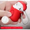 AuricularesFunda para auriculares de silicona suave para Apple AirPods con gancho