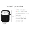 AuricularesFunda para auriculares de silicona suave para Apple AirPods con gancho