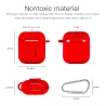 AuricularesFunda para auriculares de silicona suave para Apple AirPods con gancho