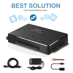 SATA till USB IDE adapter - USB 3.0 - Sata 2.5 3.5 hårddisk HDD-omvandlare