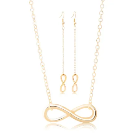 CollarSuerte 8 - pendientes & collar - conjunto de joyas