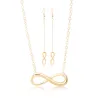 CollarSuerte 8 - pendientes & collar - conjunto de joyas