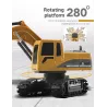 Mofun 1026 40Mhz 1/24 6CH - RC-kaivuauto, jossa on valoa ja musiikkia
